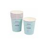 Set de 6 gobelets en carton Anniversaire sirene