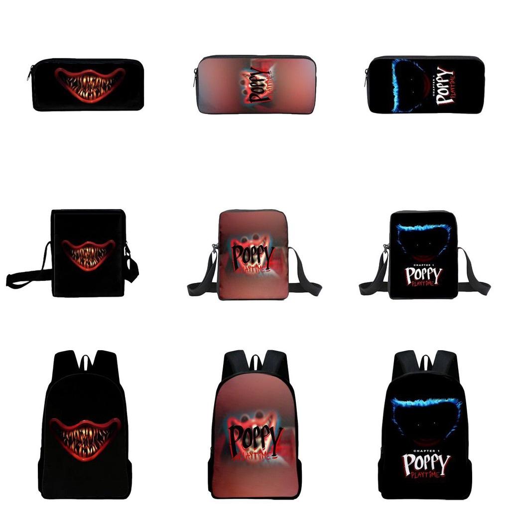Poppy Playtime Huggy Wuggy Kissy Missy Backpack For Kids Stylish And Functional!