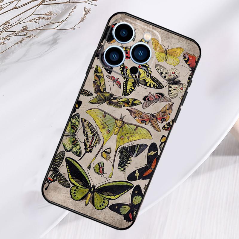 Butterfly Butterflies Phone Case For iPhone 16 Pro Max 15 14 12 11 13 17 Pro Max Plus 12 13 Mini 16e 17 Air Cover
