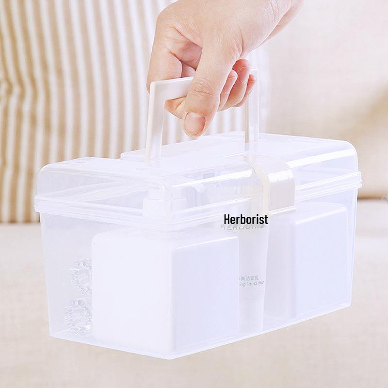 Multifunctional Transparent Jewelry & Snack Storage Organizer - Portable Desktop Plastic Earbud Box
