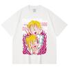 230 Gsm 100% Cotton Chainsaw Man V39 Denji Power Print Unisex Heavy Cotton T Shirt