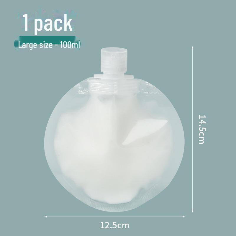 Transparent Travel Bag for Liquid Cosmetics and Toiletries