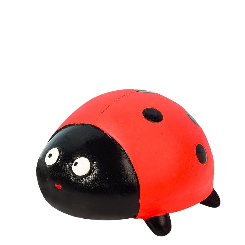 Cute Dog Toys Chewers Rubber Tough Squeaky Puppy Pet latex Toy Interactive Teeth Cleaning