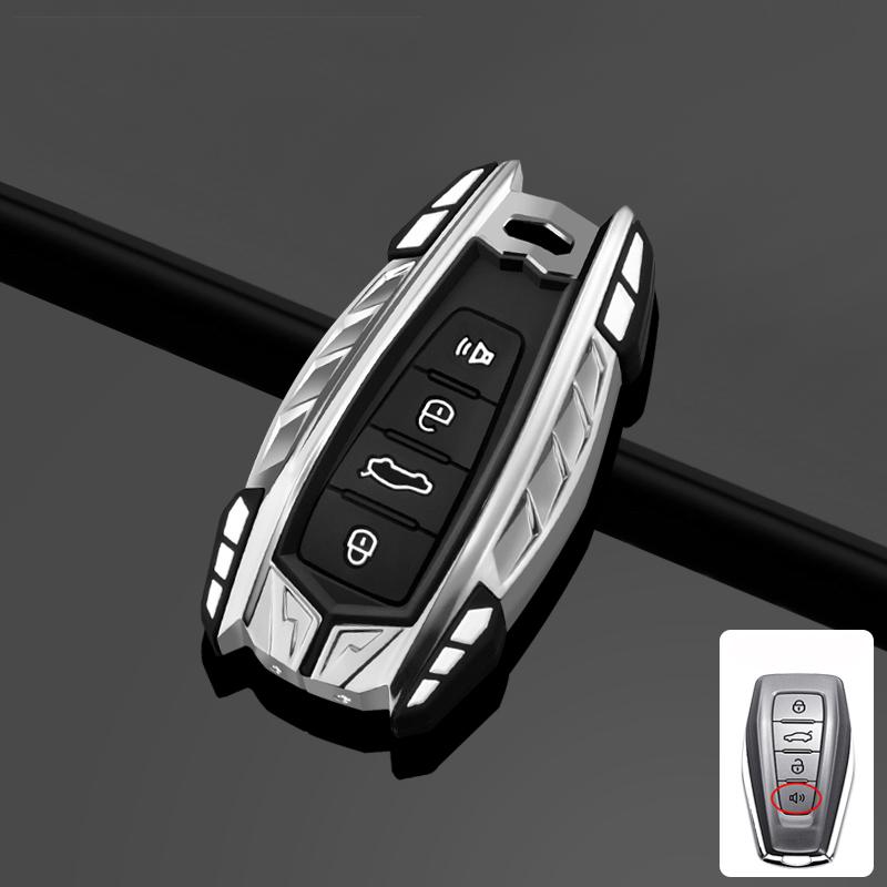 Zinc Alloy Car Key Case Cover For Geely Okavango Coolray Atlas Monjaro Tugella Emgrand GT S Proton X50 X70 Remote Fob Holder