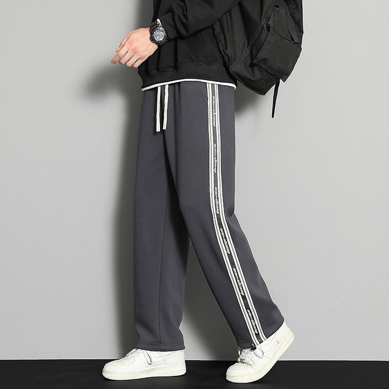 

Брюки мужские весенние и осенние свободные прямые рабочие повседневные удобные красивые широкие брюки спортивные брюки с драпировкой M