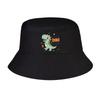 Playful Street Dinosaur Outline Grap FisherUnisex Hat Winter Cap