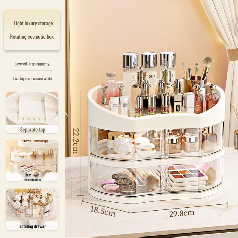 Kosmetischer Organisator: Make-up-Pinsel, Lippenstift, Lidschatten & Schreibwaren Aufbewahrungsröhre