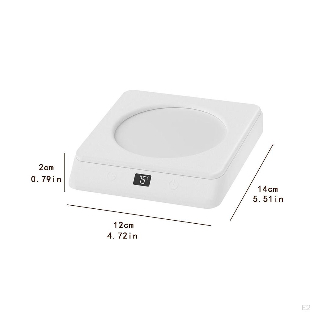 Beverage Warmer with Temperature Control, Ideal for Ceramic Cups and Milk