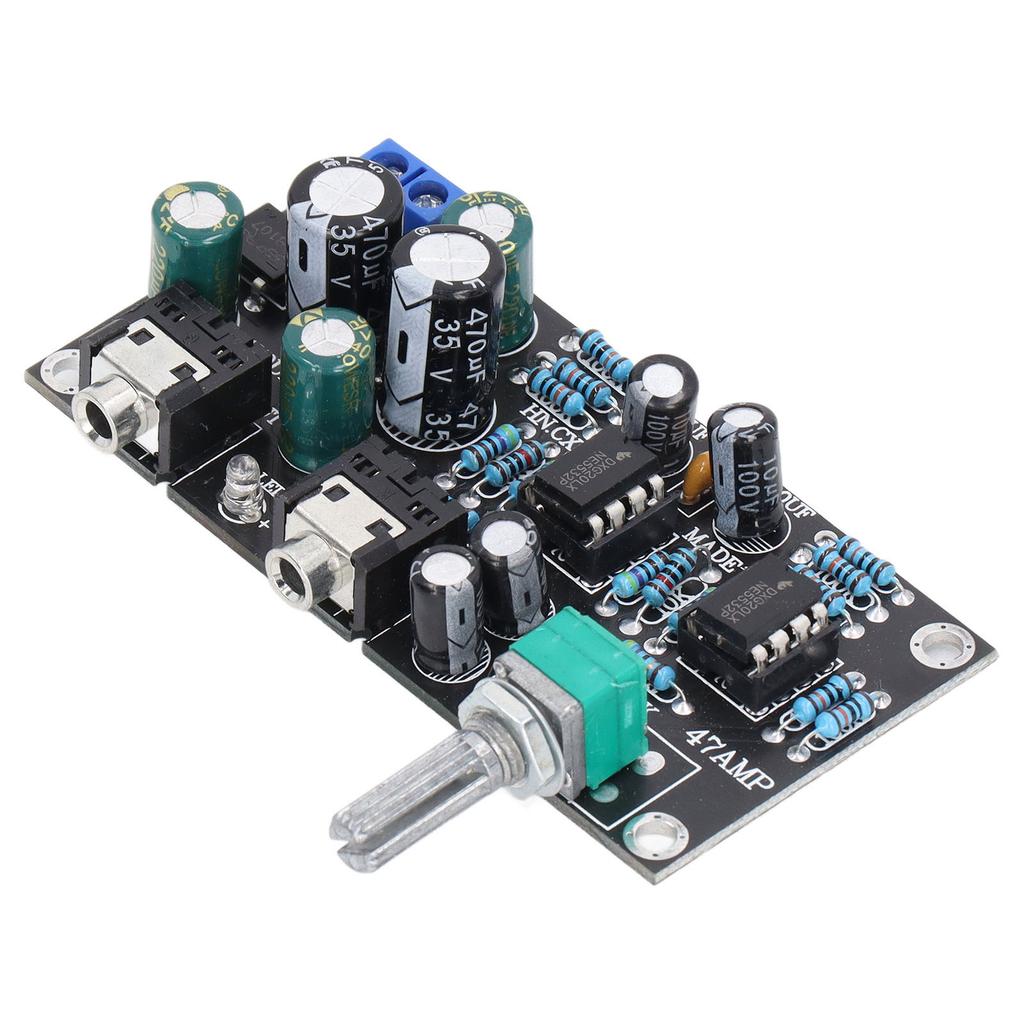 Headphone Amplifier Board Audio OP AMP Module 2 Channel Portable Single Power Supply 47