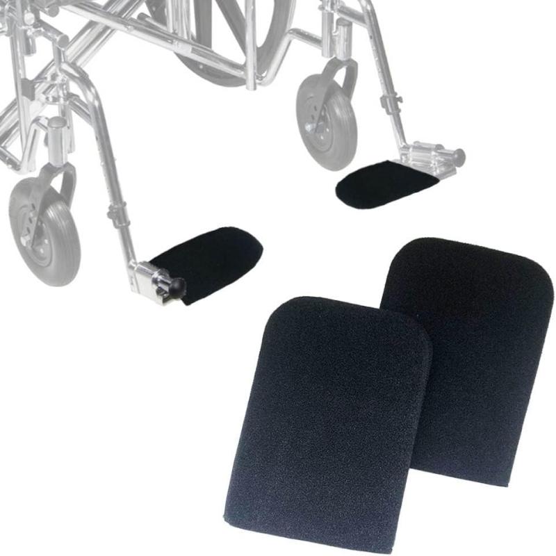Wheelchair Footrest Cover Leg Pad Replacement Wheelchair Footrest Cover Universal Wheelchair Part Anti-Slip Foot Protection Pad