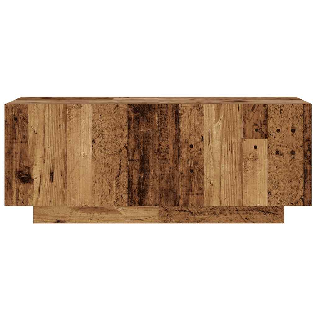 TV Cabinet with Rustic Wood Look 100 x 35 x 40 cm Engineered Wood