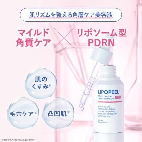 LIPOPEEL Lipopier Serum PDRN 30ml Introduction Beauty Peeling Exfoliation Pore Care Firmness Radiance Sensitive Skin Liposome Niacinamide Salicylic