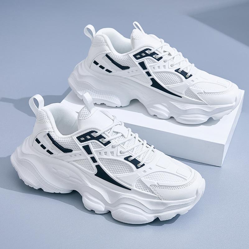 Men's Non-slip Dad Shoes Hundred fashionable and durable height increase casual thick bottom multifunctional design sneakers