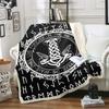 Viking People Series Printed Blanket for Sofa Bed Travel Camping Living Room Office Conditioning Blanket for All Seasons Gifts