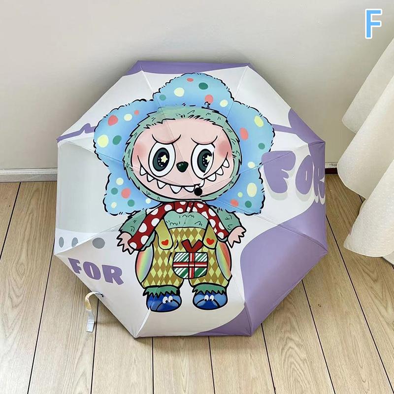 

Kawaii Anime Character Автоматический Зонт Солнцезащитный Защитный Складной Зонт От УФ-лучей Дождевой Зонт Подарок