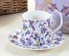 Flower Ceramic Coffee Cup and Dish Set Gift Box Water Cups Breakfast Cup Milk Mug Juice Mug Afternoon Tea Cups Coffee Mugs