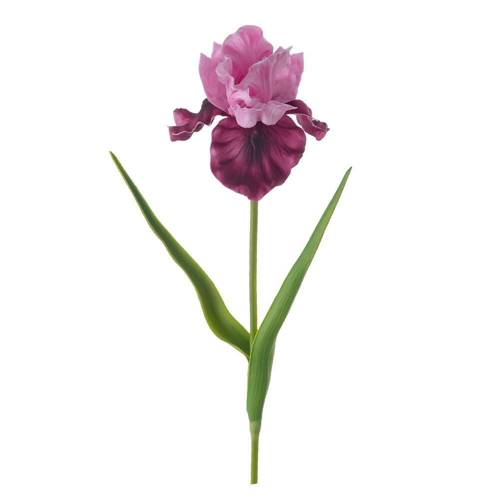 Zelené Listy Umělý Kosatec Květ Vícebarevná Falešná Květina Fleur-de-lis Simulovaná Květina Dárek