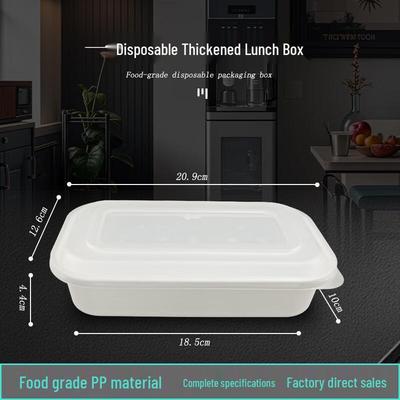 Einweg-Rechteck-Lebensmittelbehälter