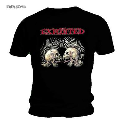 The Exploited Skull FCk The System Camisetas Punk Unissex