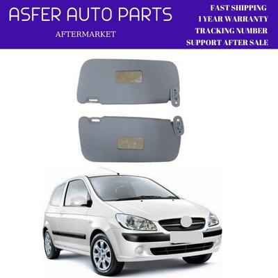 For Hyundai Getz 2003-2011 Inner Sun Visor Left Right 2 Piece Set Gray High Quality Makeup Mirror OEM 852201C670DU