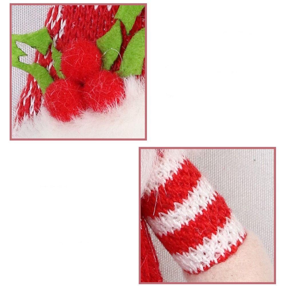 Cartoon Christmas Pendant Soft Elk Snowman Girl Santa Claus Hanging Ornaments Cute Handmade Christmas Tree Decoration