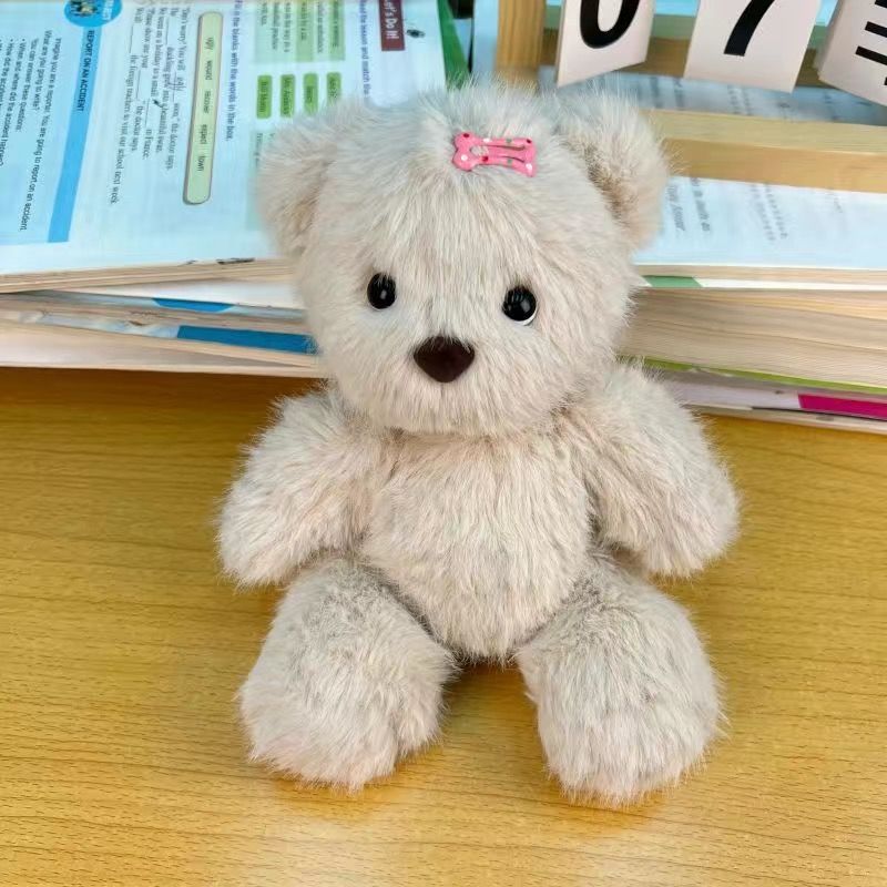 

Милая кукла-медвежонок Материал для сумки Ручная работа Сделай сам Самодельная Шарнирная Подвижная Записывающая кукла Подарить девушке подарки 25cm