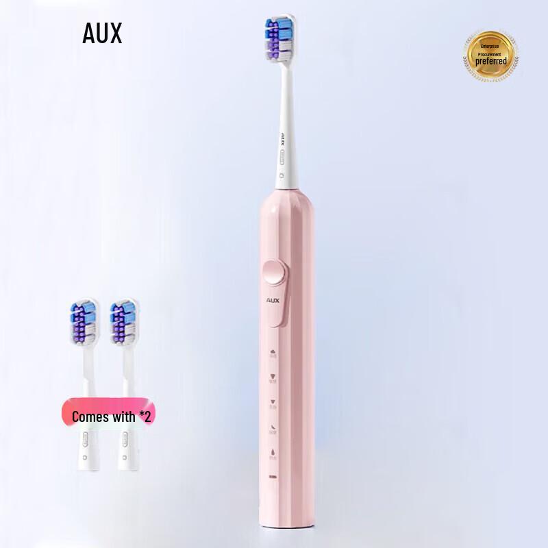 

AUX Adult Sonic Rechargeable Electric Toothbrush Includes 2 Brush Heads