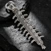 Unique Design Centipede Cartilage Jewelry Stainless Steel Insect Piercing Ring Brooch  Halloween