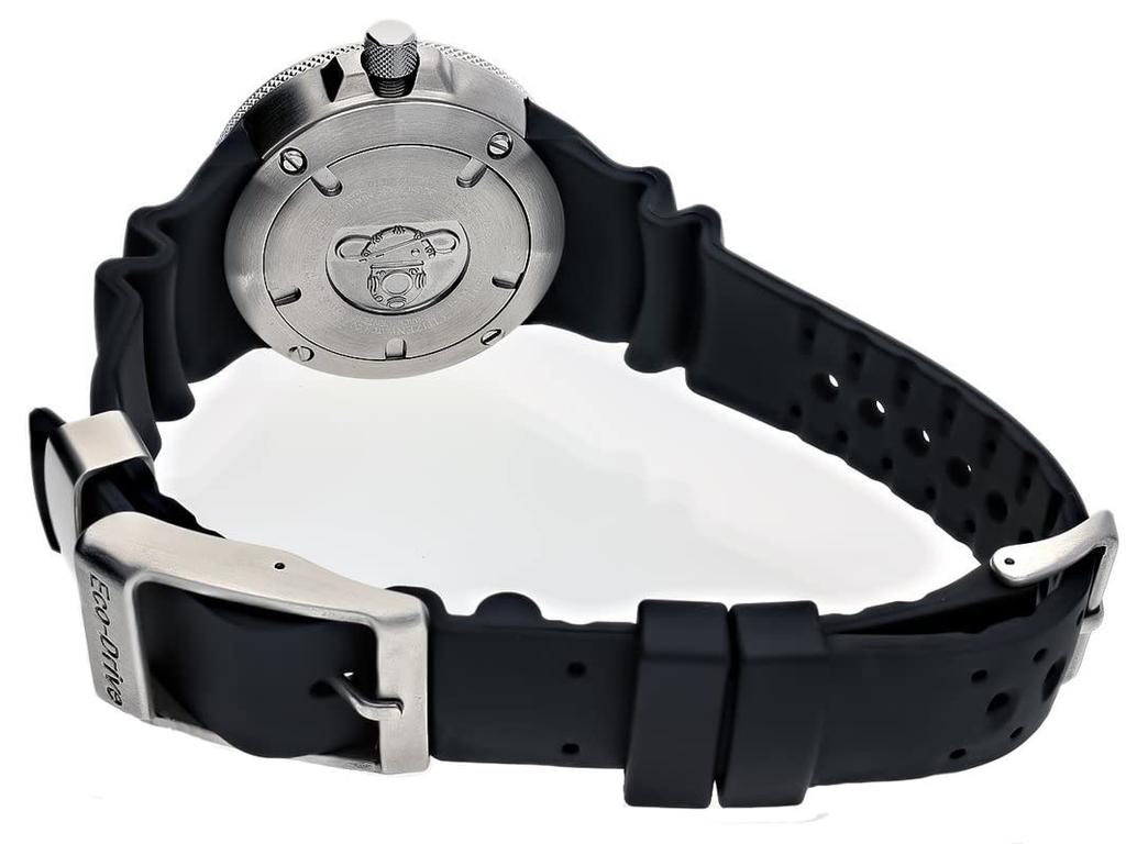 CITIZEN Model WR300 Professional Diver with Black Rubber Overseas Imported No. bj8050-08e Men's ECO-DRIVE Strap, Eco-Drive, Model,