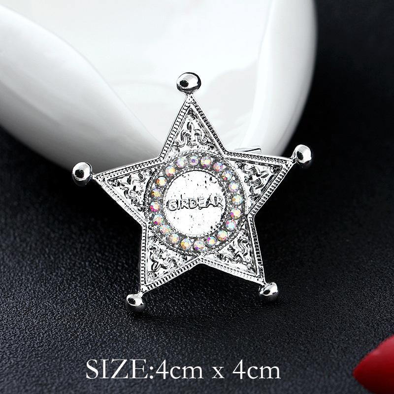 Mode Kristall Strass Persönlichkeit Vielseitig Perlenkranz Kleine Brosche Anstecknadel Damen Seidenschal Schnalle