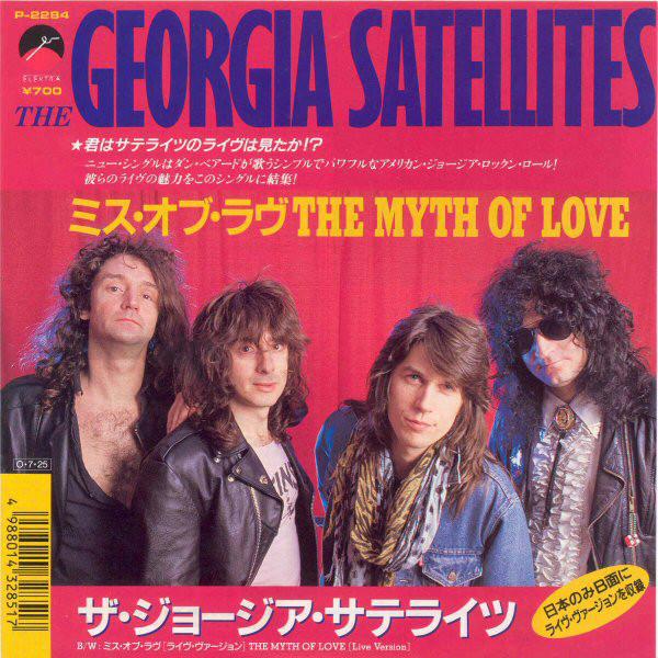 

7inch Record GEORGIA SATELLITES - The Myth Of Love P2284 Elektra 1987 Japan Rock Used