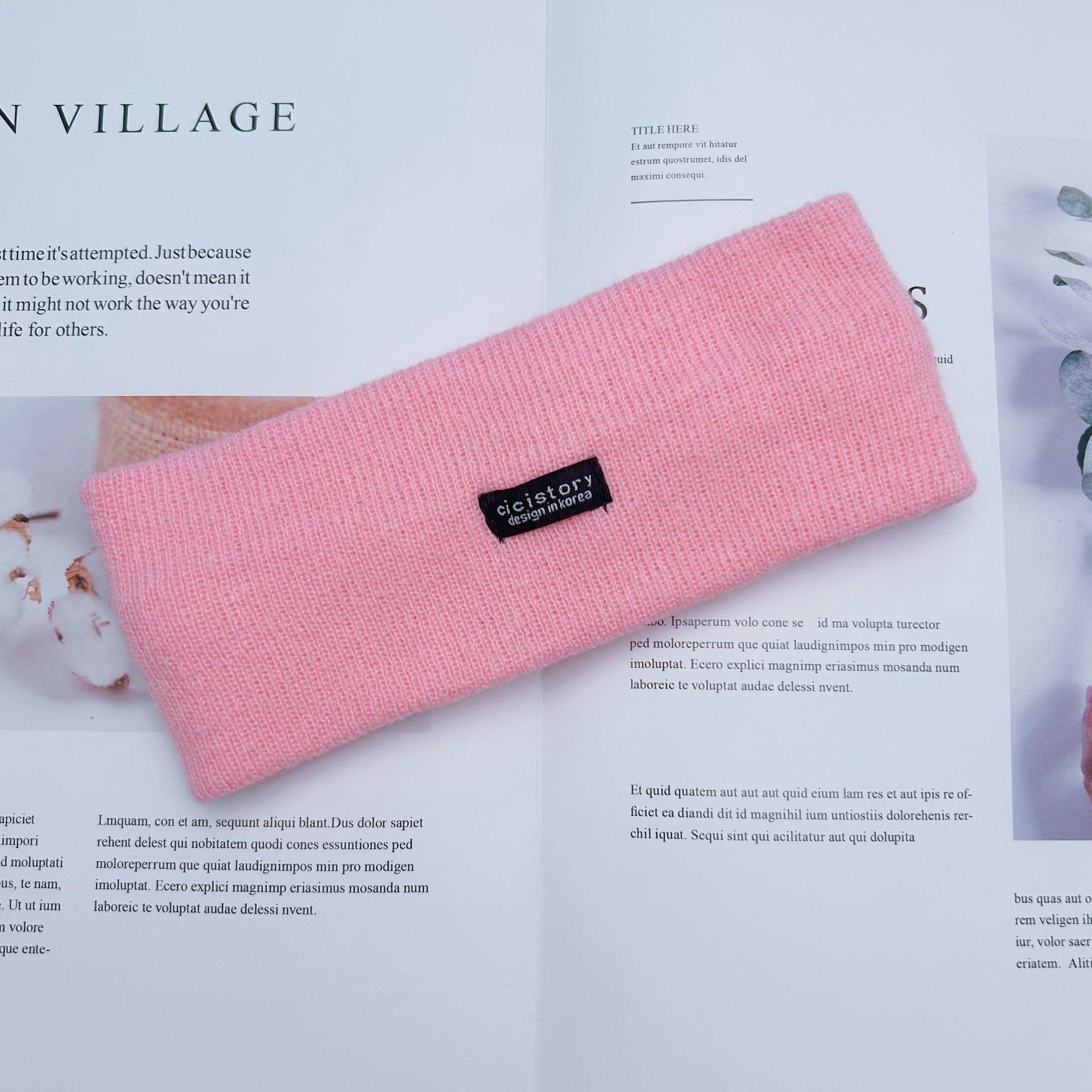 

Вязаная повязка на голову женская новая резинка для волос модная весенне-осенняя повязка на голову спортивное полотенце для волос головной убор теплая повязка для волос