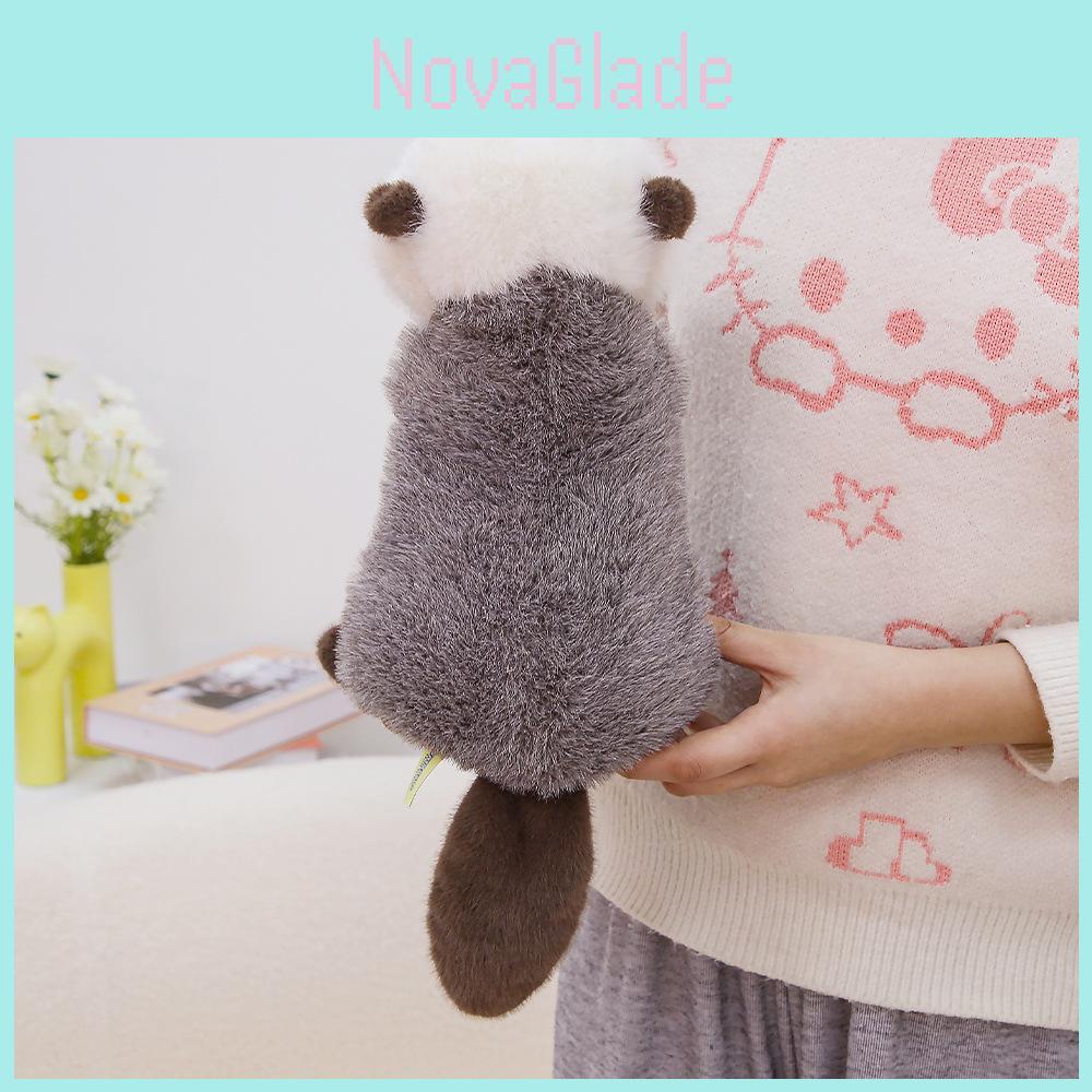 Plush Otter Toy Animal Soft Short Pile For Children Gift