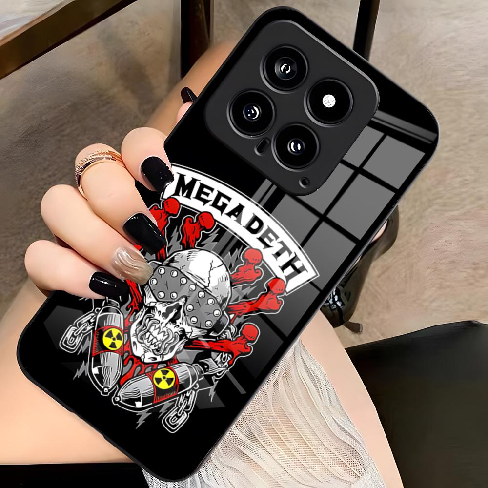 

M-MegadethS Rust In Peace Phone Case For Xiaomi 15 Redmi Note 14 13 12 11 T Lite Ultra Pro ProPlus 12 10 C 5G Glass Cover Xiaomi 15