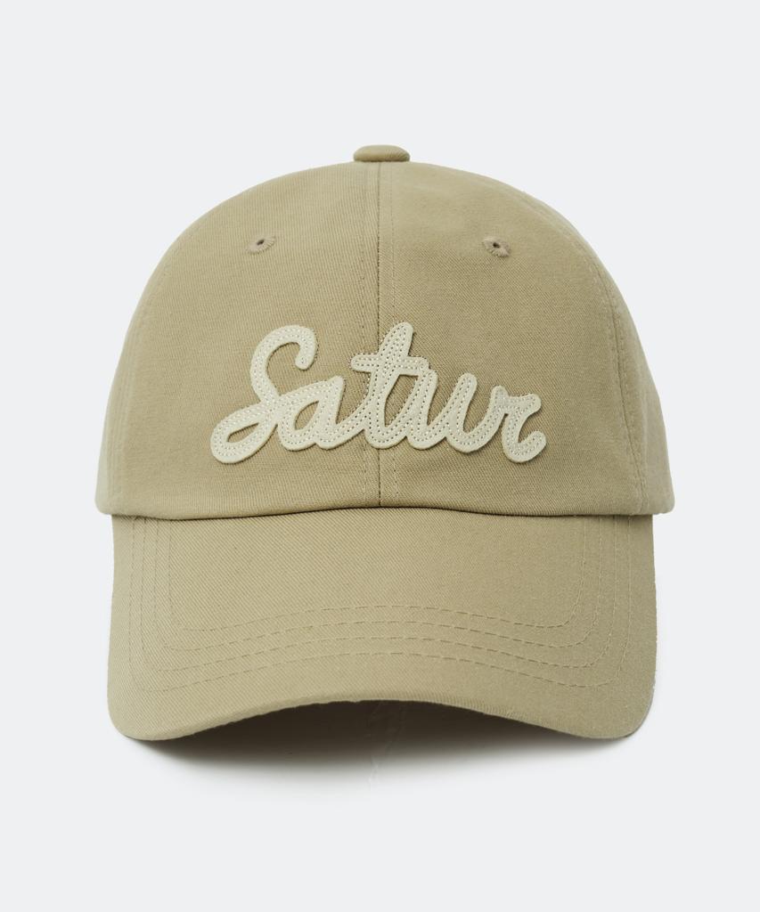 Seteo Vintage Casual Applique Ball Cap Beige