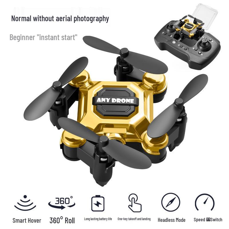 Foldable Mini Drone with Remote Control for Aerial Photography - Quadcopter Toy for Students and Kids
