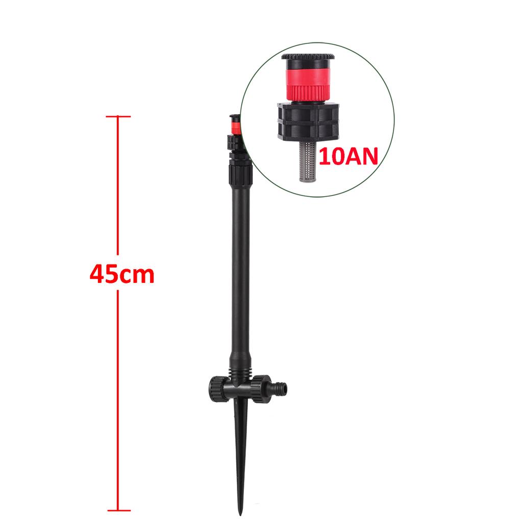Scattering Sprinkler with Bracket 0~360° Adjustable Pop-up Sprinklers Replacement Nozzle Lawn Flower Vegetable Watering Sprayer
