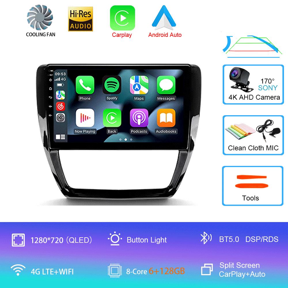 Android 14 Car Radio For Volkswagen Jetta 6 2011 - 2018 Multimedia Video Player Navigation Stereo GPS No 2din 2 Din Dvd