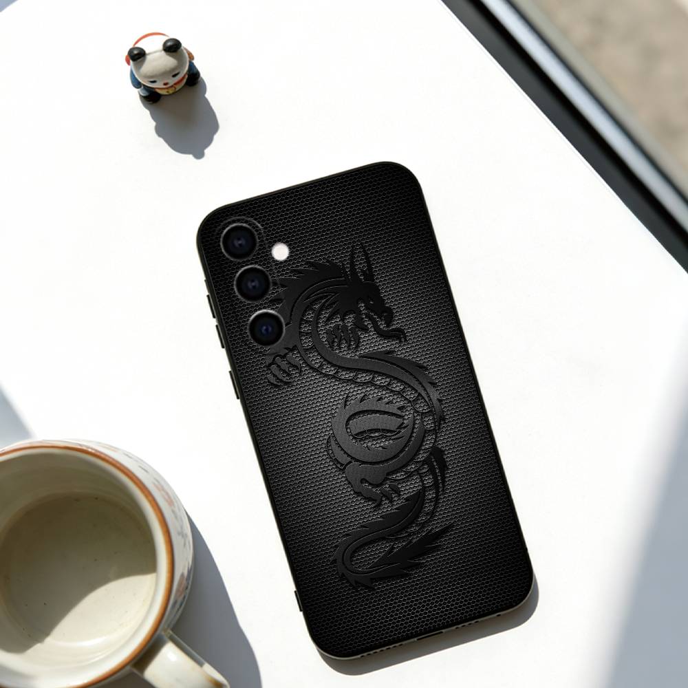Sacred Dragon Phone Case For Samsung Galaxy A73,A72,A71,A70,A53,A52,A51,Others Soft Black Cover