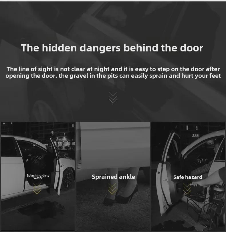 Wireless LED Door Sensor Light: Easy Install, Anti-Collision, Automatic Door Lighting