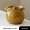 Ceramic Double Boiler Stew and Egg Custard Pot with Lid