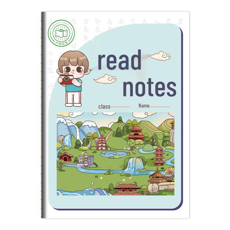 Free Shipping: 16K Reading Notebook for Primary Students - Good Word & Sentence Copybook, Thick Edition