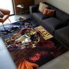 3D HOMM3 Heroes of Might and Magic Map Treasure Chest Retro Game Carpet Rug for Living Room Bedroom Home Sofa,Non-slip Floor Mat