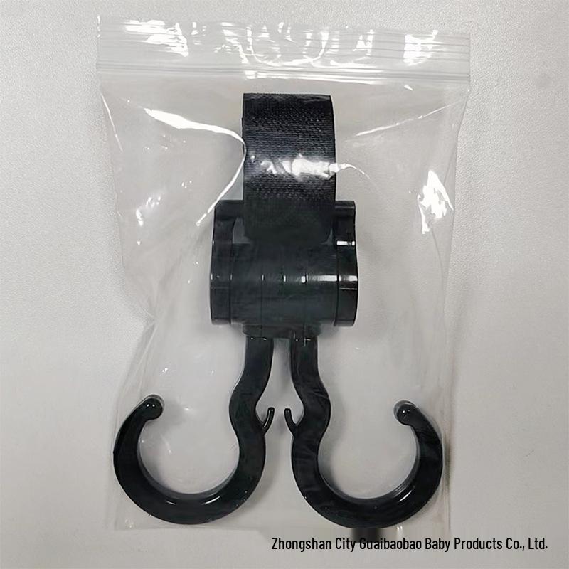 Rotatable Double Stroller Hooks - Baby Stroller Accessories