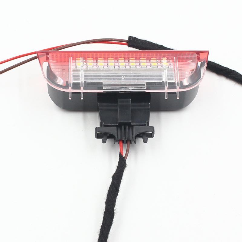 Rockeybright led door warning light wire harness extension cable for vw golf jetta tiguan passat sagitar Skoda Door light cable