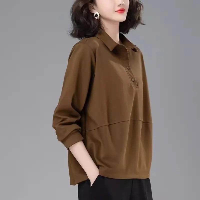 Women S Plus Size Cotton Loose Fit Pullover Sweatshirt Fashion Top