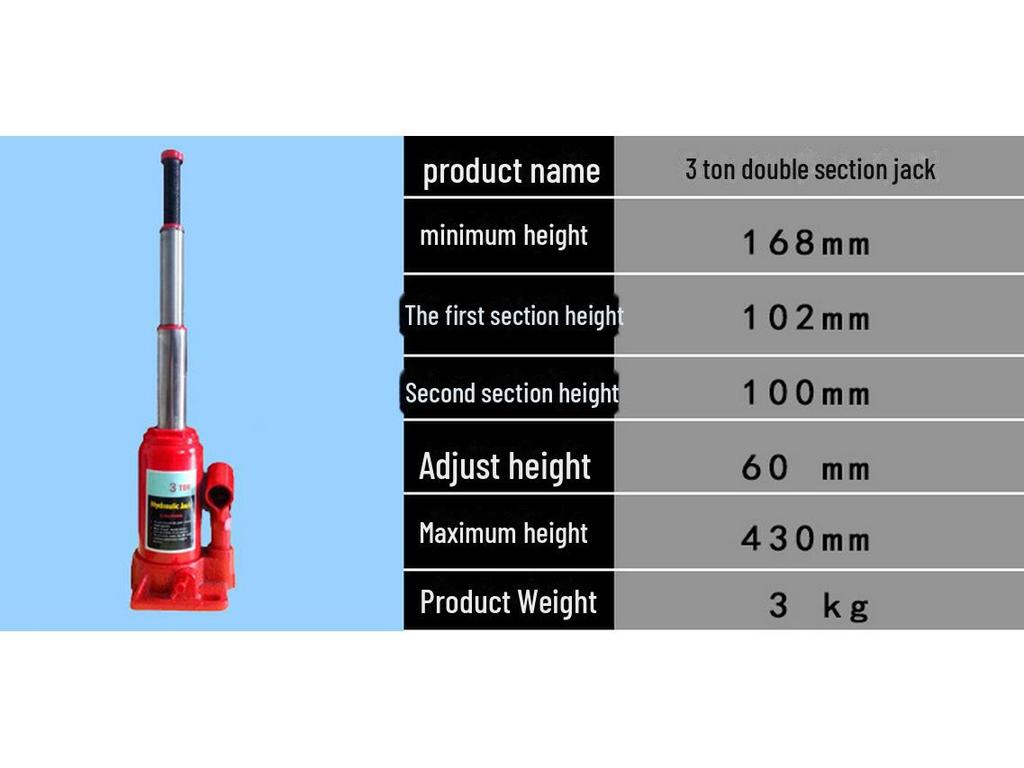 Qianjinding 3T8/10 Ton Terrengkjøretøy-montert Vertikal Hydraulisk Jekk