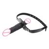 Double-Ended Mouth Gag Strapon Dildo Plug Bdsm Bondage Deep Throat Penis Harness Erotic Product Sex Toys for Couples Adult Games