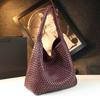 Handgeweven Grote Dames Tote Bag - Lente/Zomer 2026 Enkele Schouder Onderarm Tas - Moeder-Kind Ontwerp