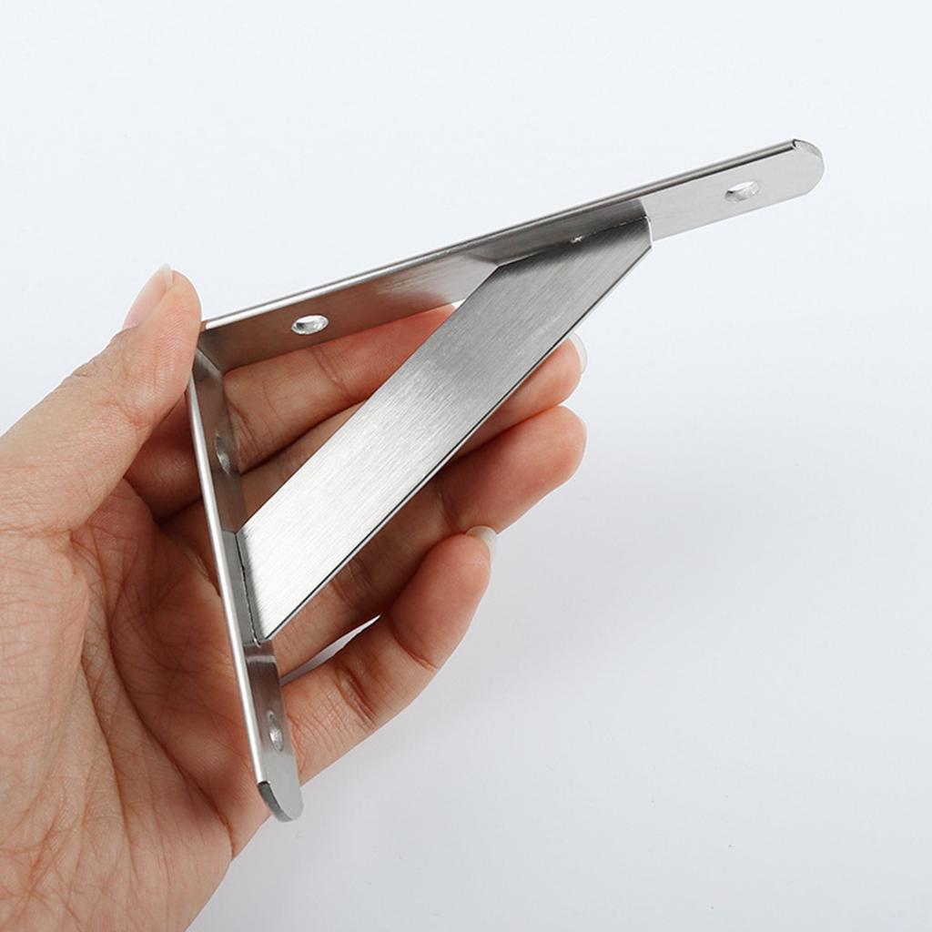 Fotovoltaisk Balkongbrakett Krok 304 Rustfritt Stål Solcellebrakett Rettvinkelkrok Justerbar 2 Sett